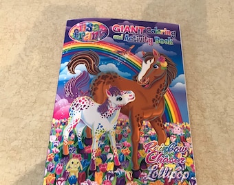 Giant Lisa Frank Activity and Coloring Book With Crayola Crayons