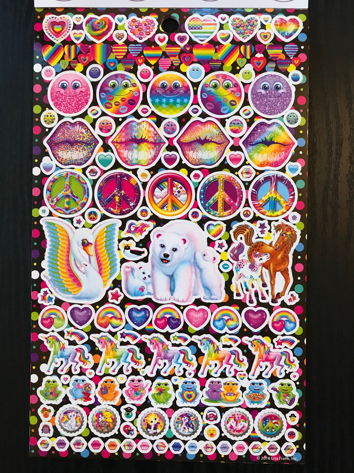 Lisa Frank Sticker Book Over 600 Stickers Lisa Frank Lisa Etsy