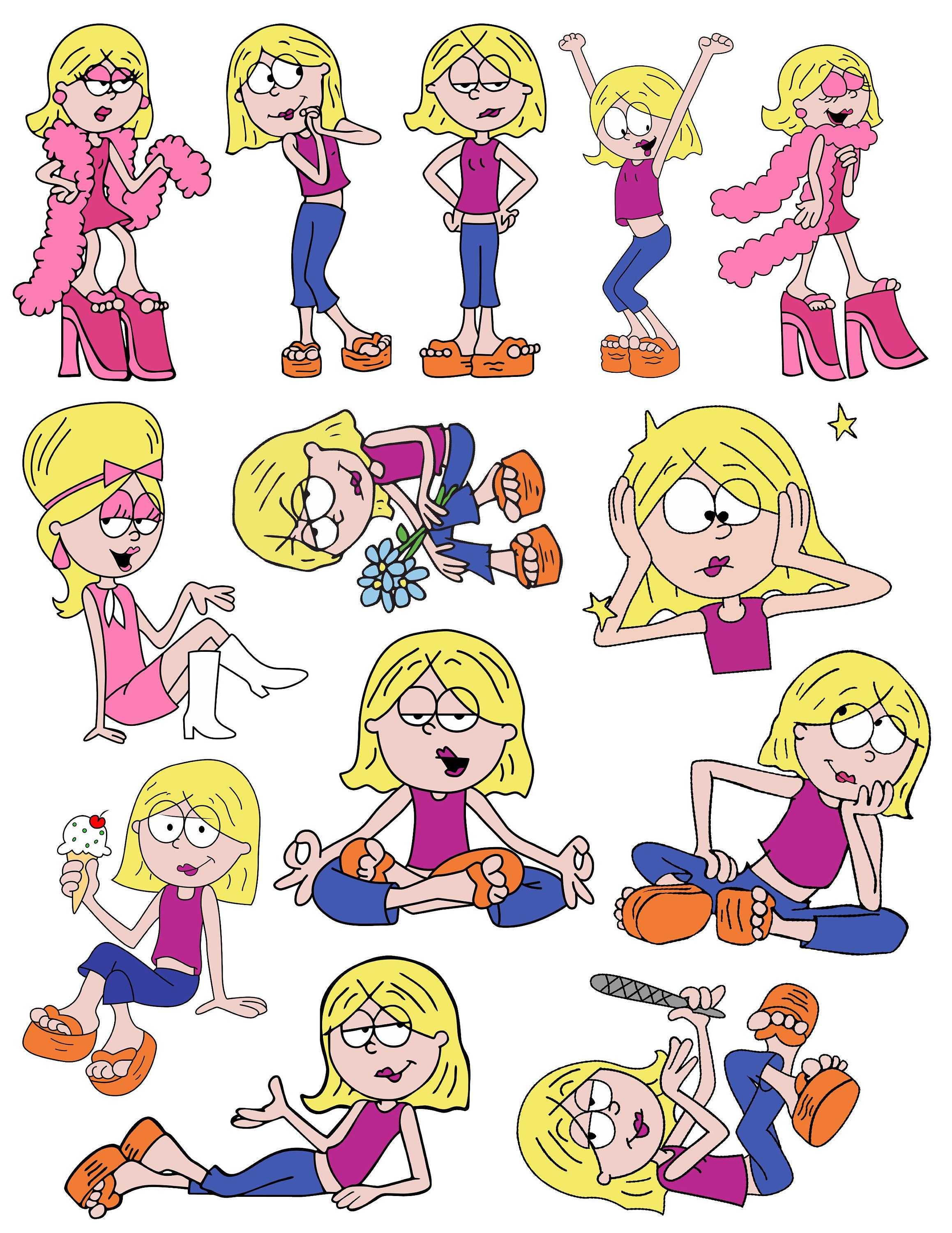 Discover 82 newest lizzie mcguire coloring pages , free to print and