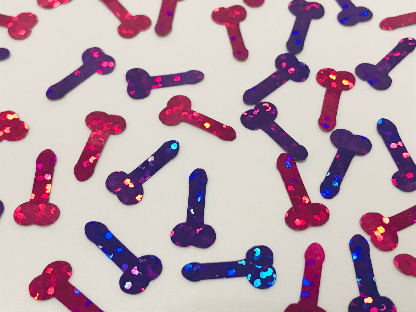 Penis Confetti Foil Confetti Valentines Confetti | Etsy