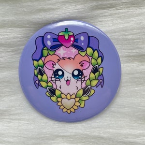 Hamtaro 1.5” Pin Back Button
