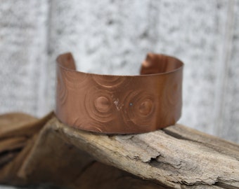 Copper Cuff-Copper Bracelet-Copper Jewelry-Burnished Copper Jewelry-Hammered Copper Jewelry-Handmade Copper Jewelry