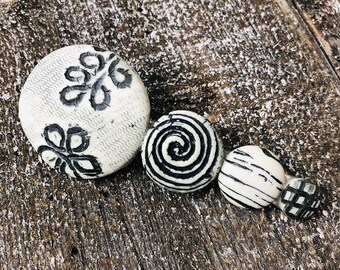 CHARLOTTE Hairclip-Hair Jewelry-Handmade Ceramic Jewelry-Ceramic Hairclip-Steampunk Hairclip-Barrette, clip de pelo funky BOHO Cabello