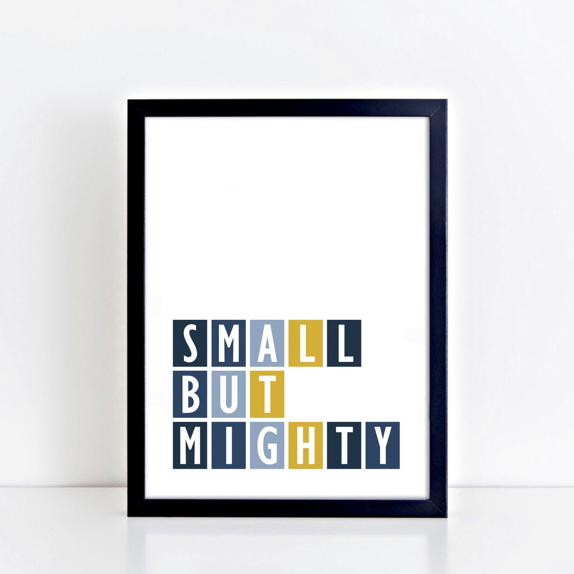 Baby Room Decor Nursery Room Poster Small but Mighty Etsy