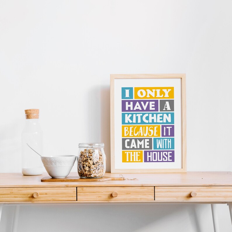 Kitchen Wall Art Kitchen Prints Kitchen Wall Decor Etsy