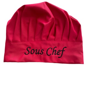Personalized Chef Hat / Embroidered Chef Hat / Cooking Hat / Toque / Culinary Hat