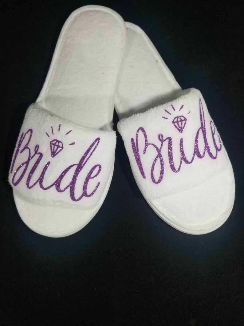 blue wedding slippers