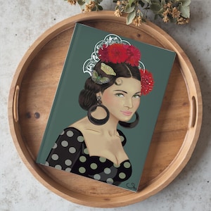Personalized Hardcover Journal: Custom Name Notebook, Spanish Souvenir