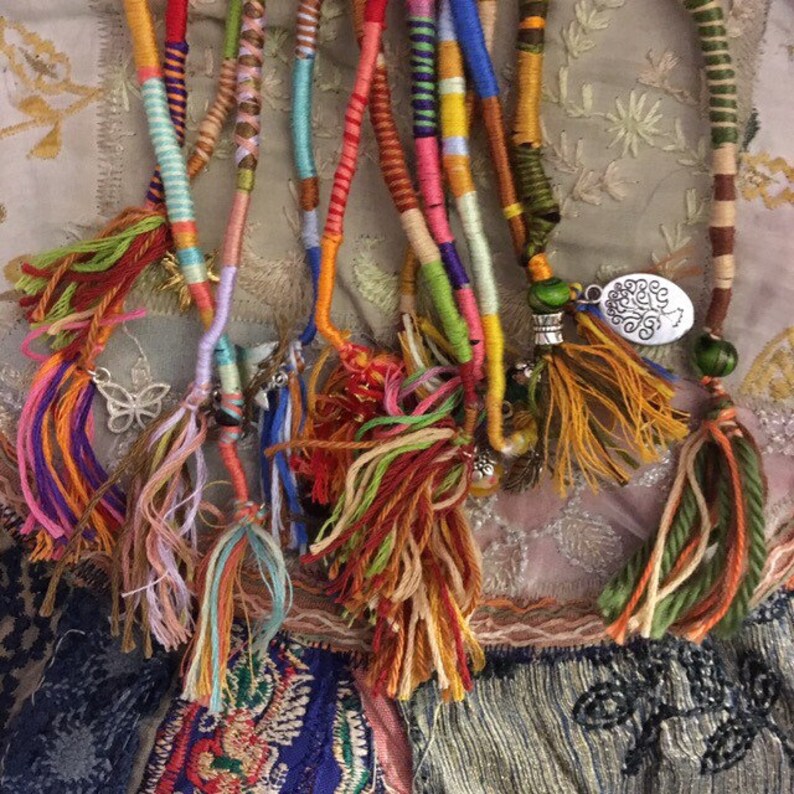 Colourful Gypsy Hair Wraps Bohemian Style Handmade Festival Etsy