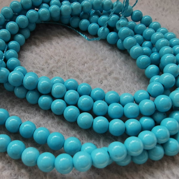Turquoise Blue Bead Etsy