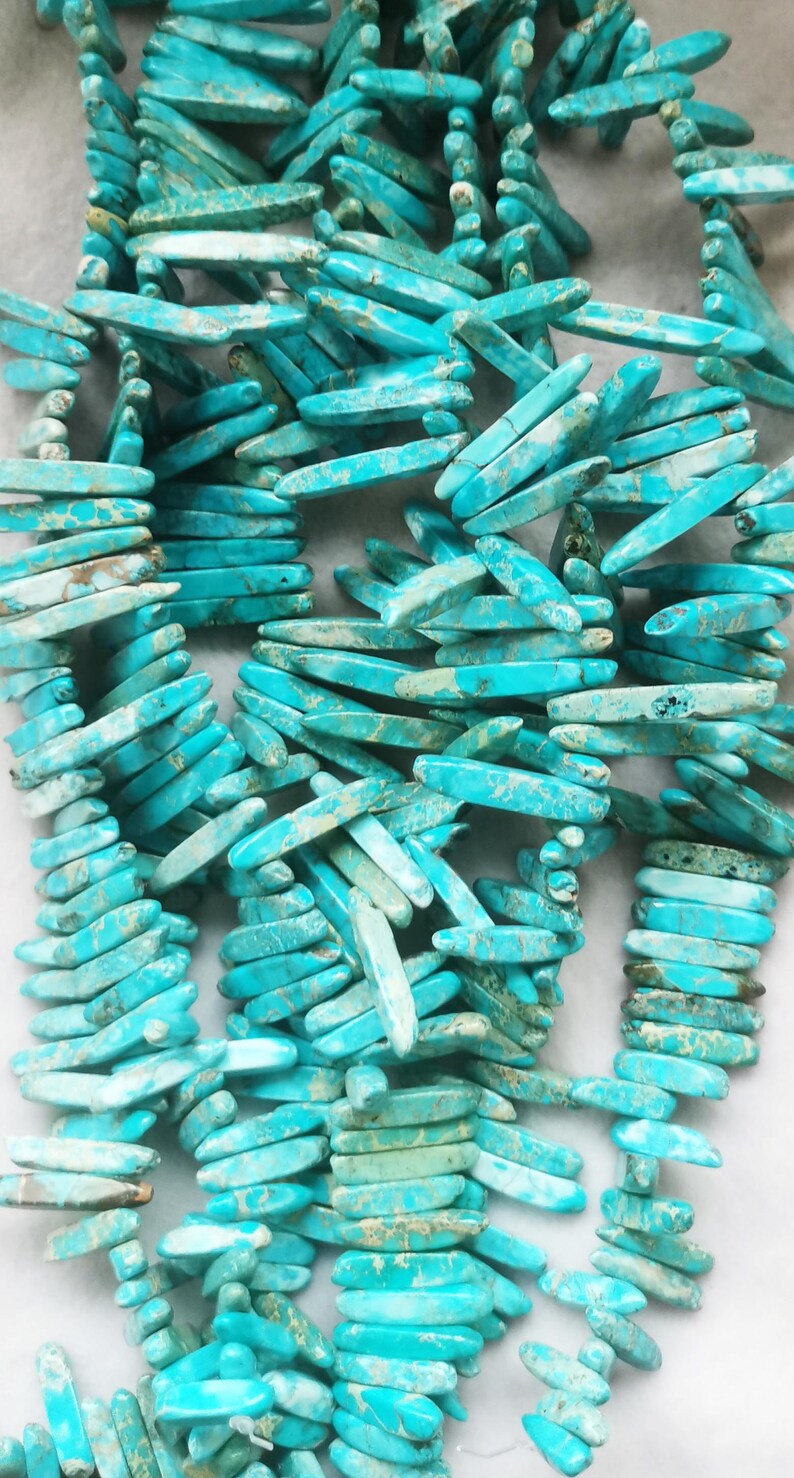 Aqua Blue Snake Jasper Jewelry 2040mm Blue Sea Sediment Etsy