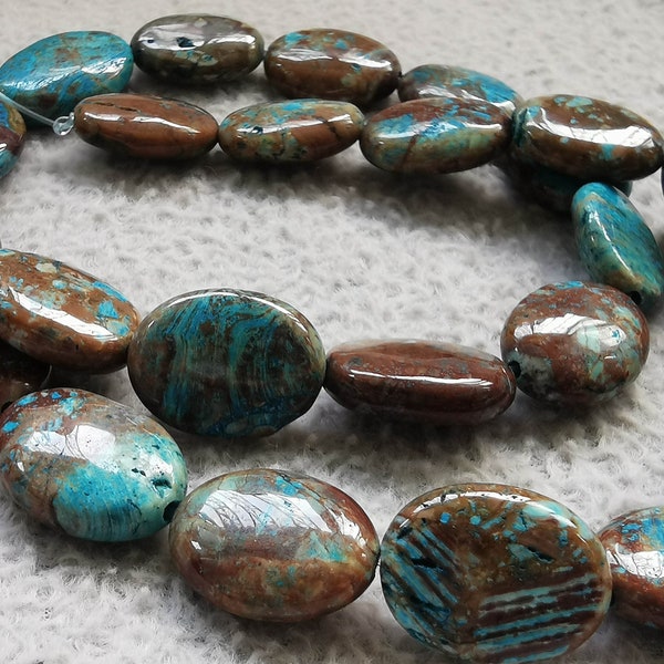 16inch Slice Lapis Malachite Turquoise Sandstone Gemstone Mix Natural Stone oval egg 12x16mm Loose Beads