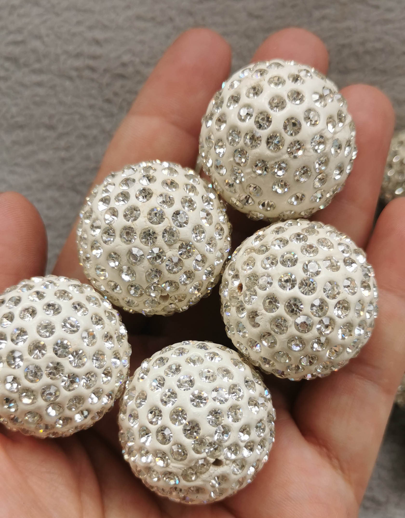 4mm - 18mm Multic Color with White Clay Shamballa Rhinestone Pave Crystal  Beads for Jewelry Making - China Shamballa and Shamballa Rhinestone price