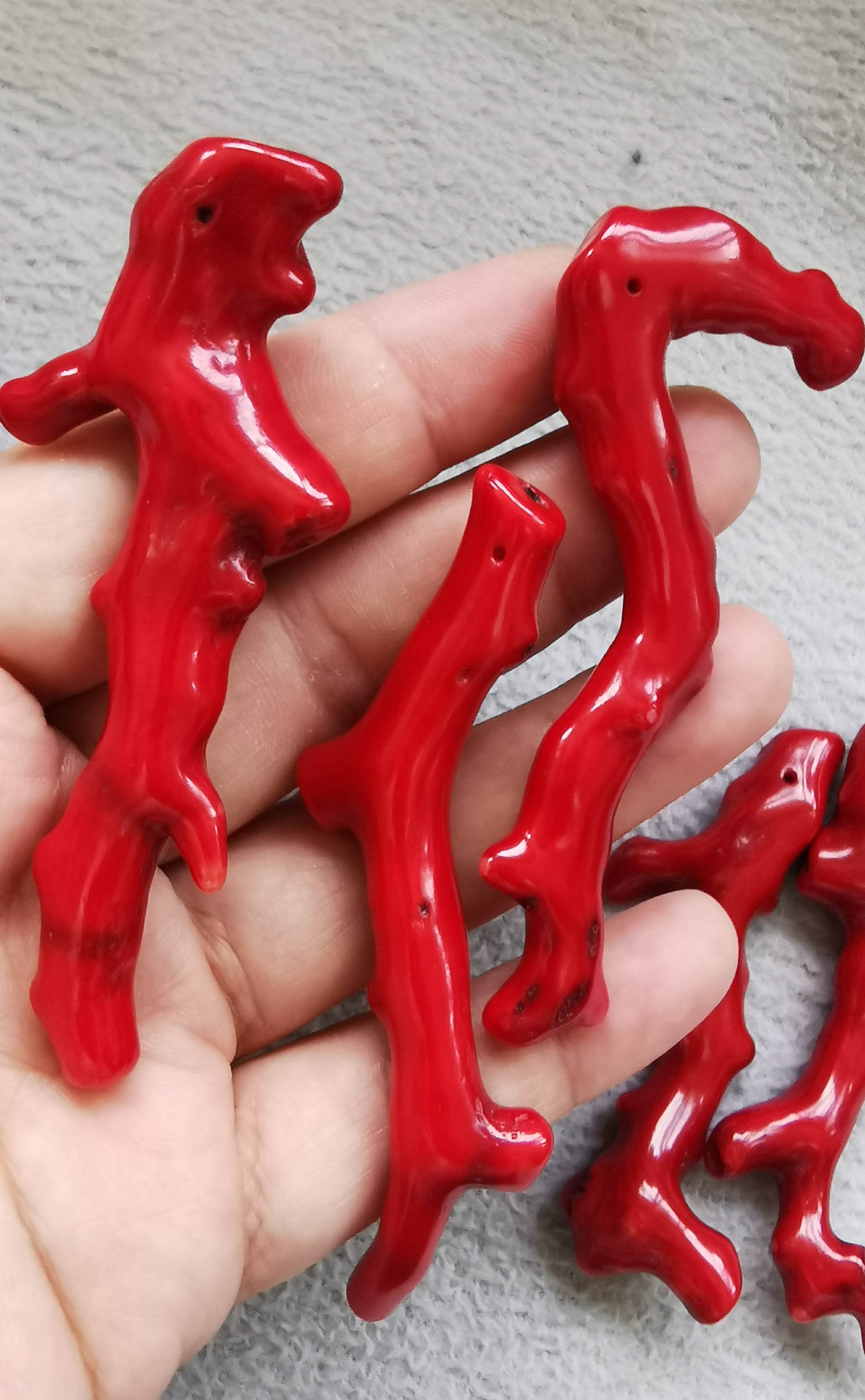 Natural red coral deals