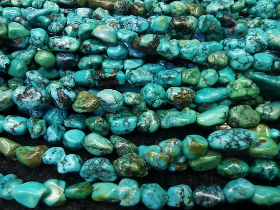 Rough on sale turquoise beads