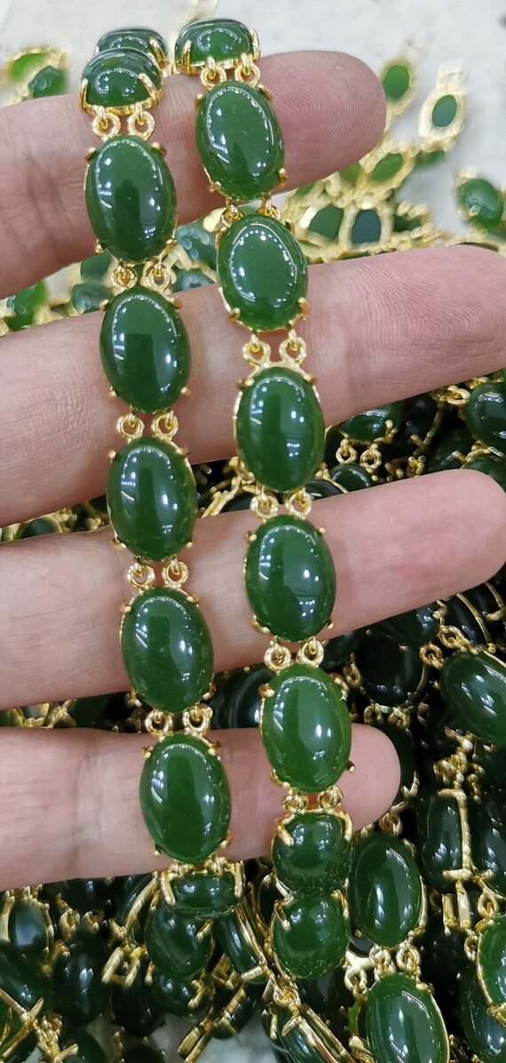 Real Jadeite Jade Bangle Bracelet | Gold Bracelet | Real Jade Jewelry –  Baikalla