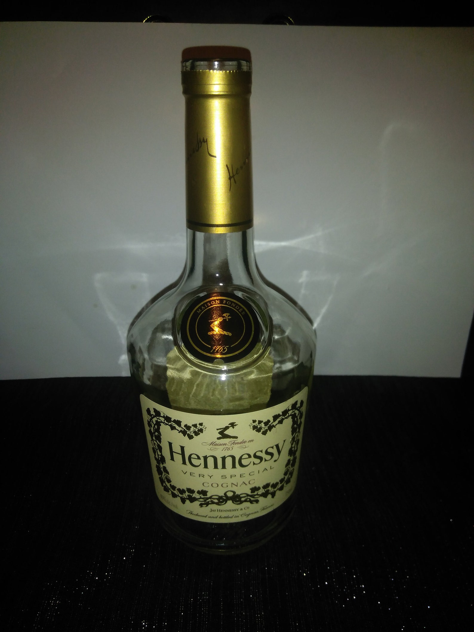 Empty Hennessy Liquor Glass Bottle 750ML Very Strong Glass For Etsy