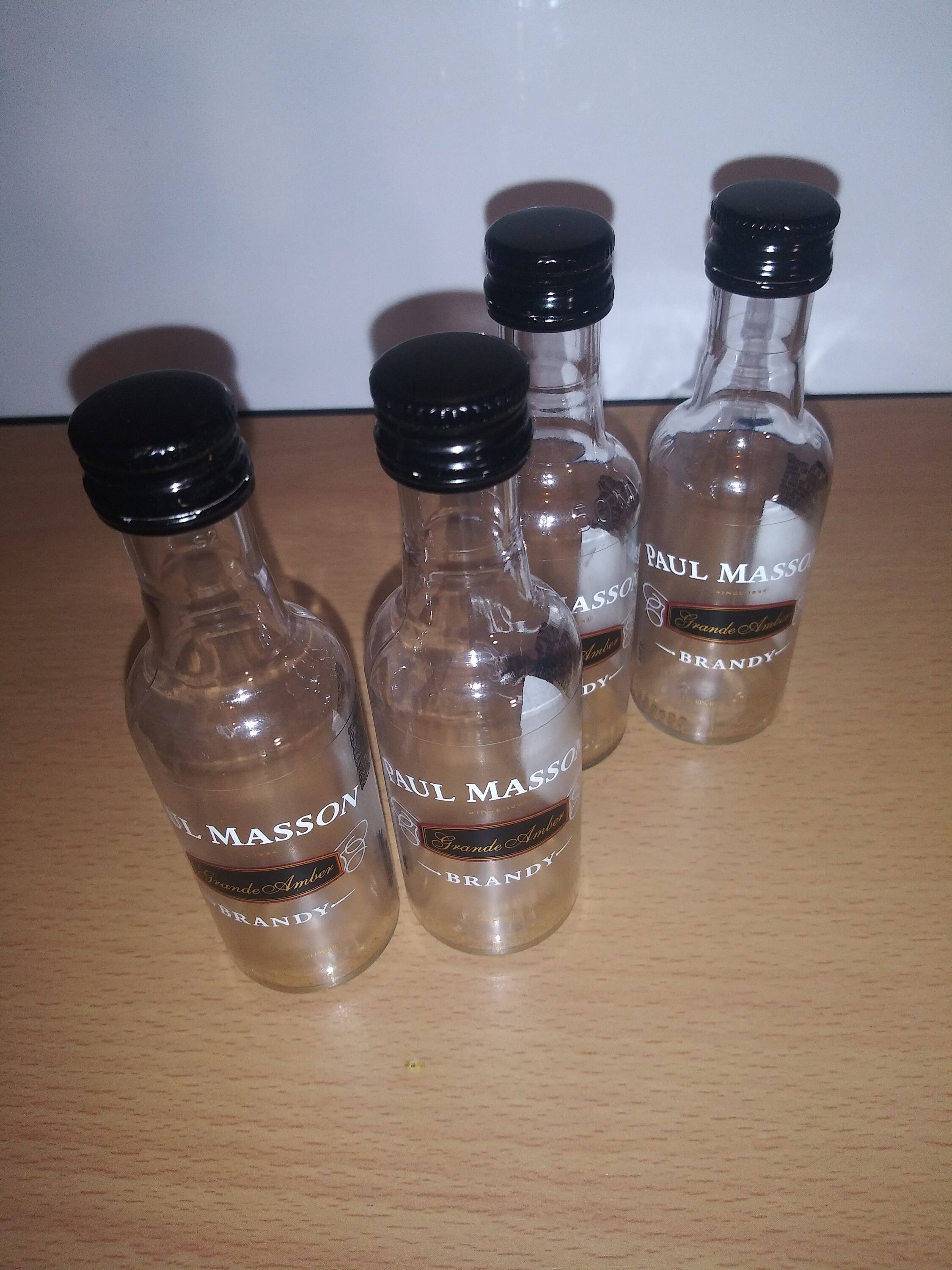 2 Set Paul Masson Mini Liquor Plastic Bottles 50ml Empty Etsy
