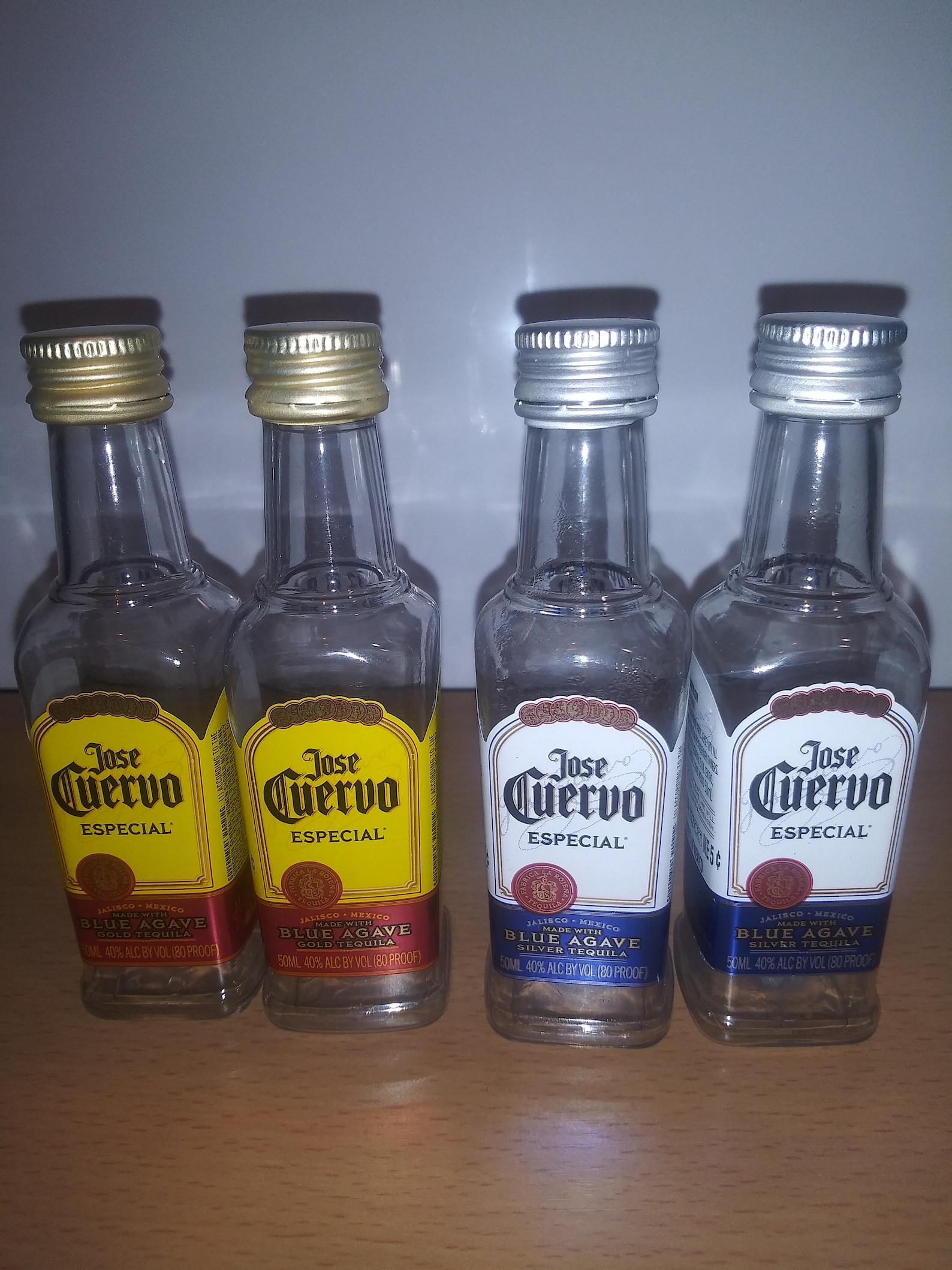 4 Set Jose Cuervo Empty Mini Liquor Plastic Bottles 50ml Empty Etsy