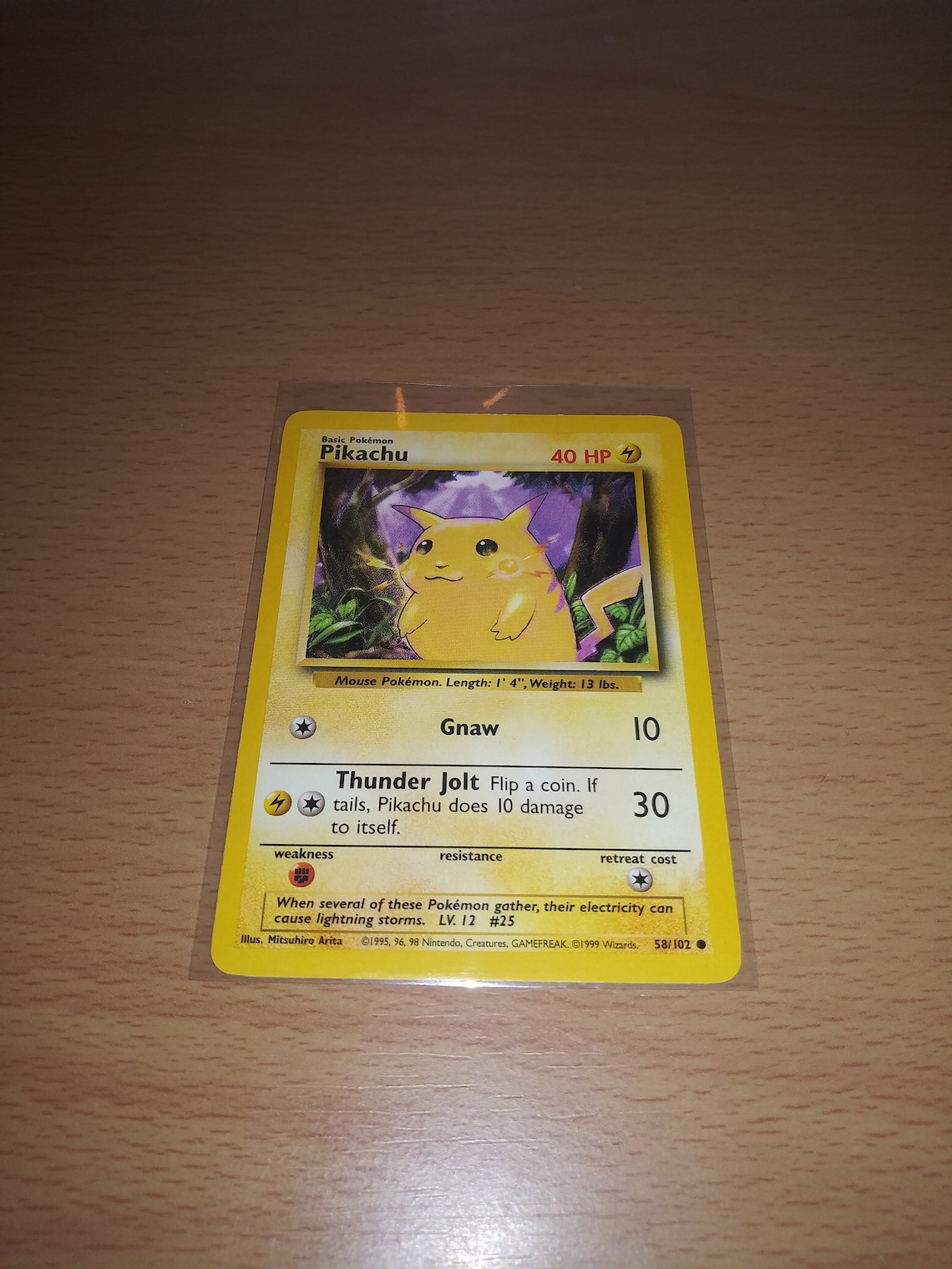 Vintage Pikachu Pokémon Card 58/102 Good Condition 1999-2000 | Etsy