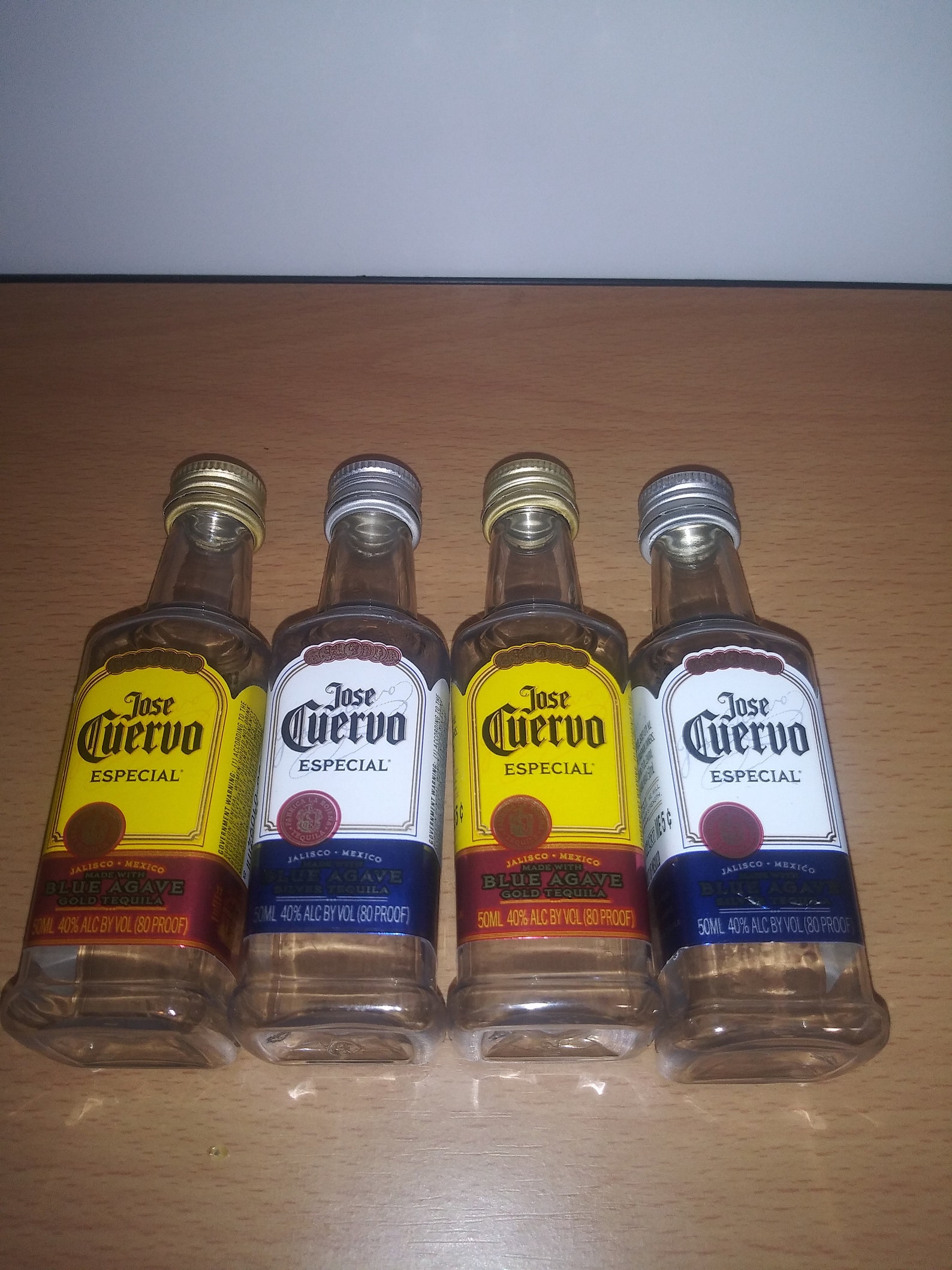 4 Set Jose Cuervo Empty Mini Liquor Plastic Bottles 50ml Empty Etsy