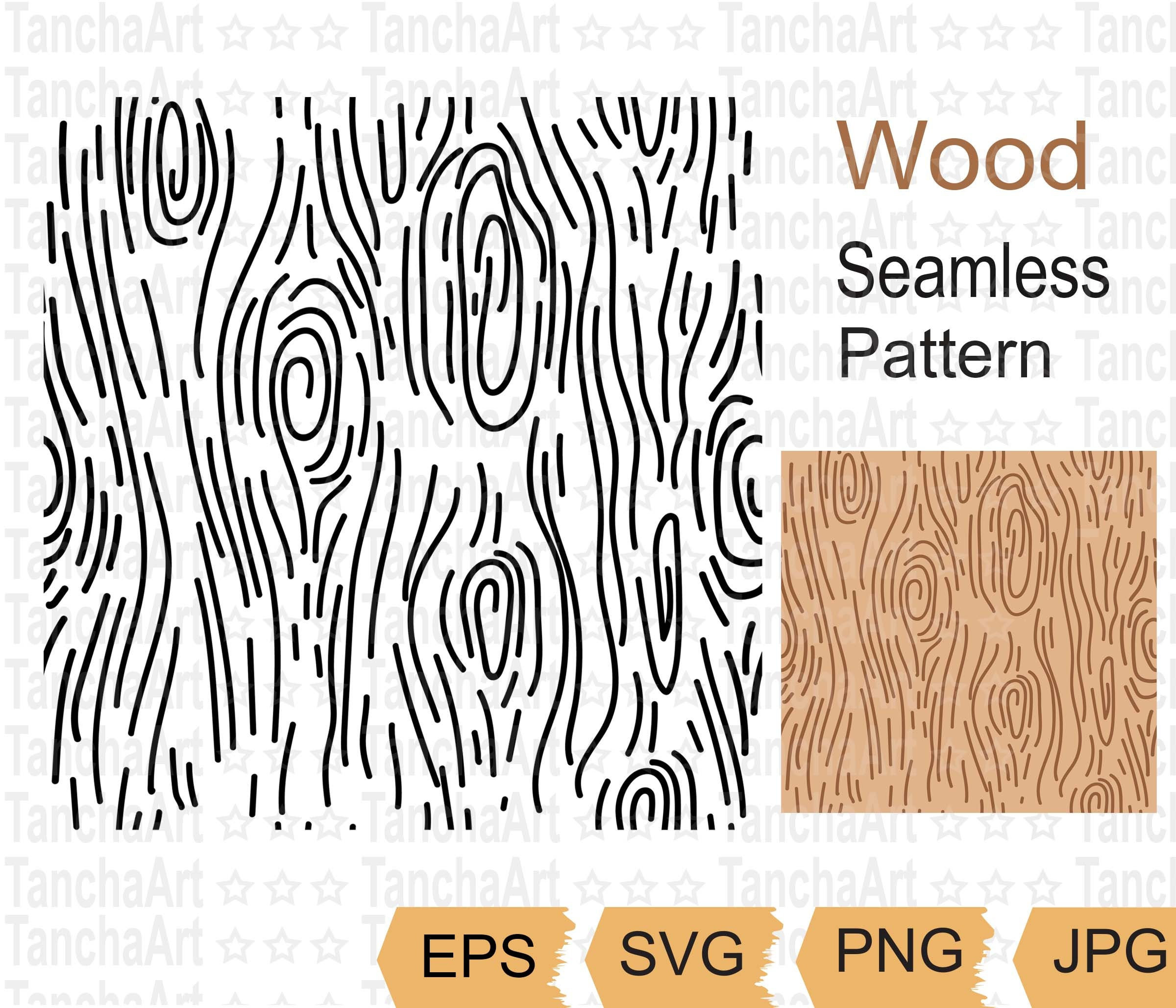 Wooden Seamless Pattern Svg Png Wood Grain Texture Print Etsy