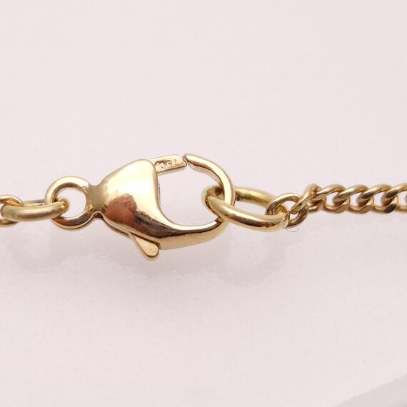 18ct Yellow Gold Square Collet Set Emerald Pendant an… - Gem