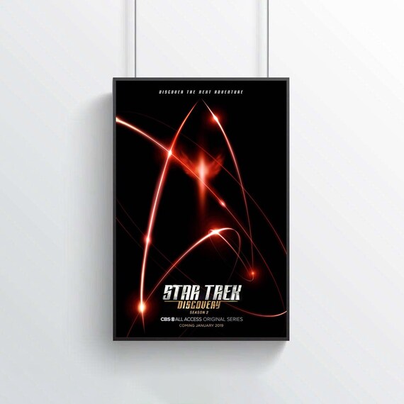Star Trek Discovery Season 2 Poster Tv Series Poster Silk Painting Special Gift Bedroom Art Silk Art Wall Art No Frame 60x90cm