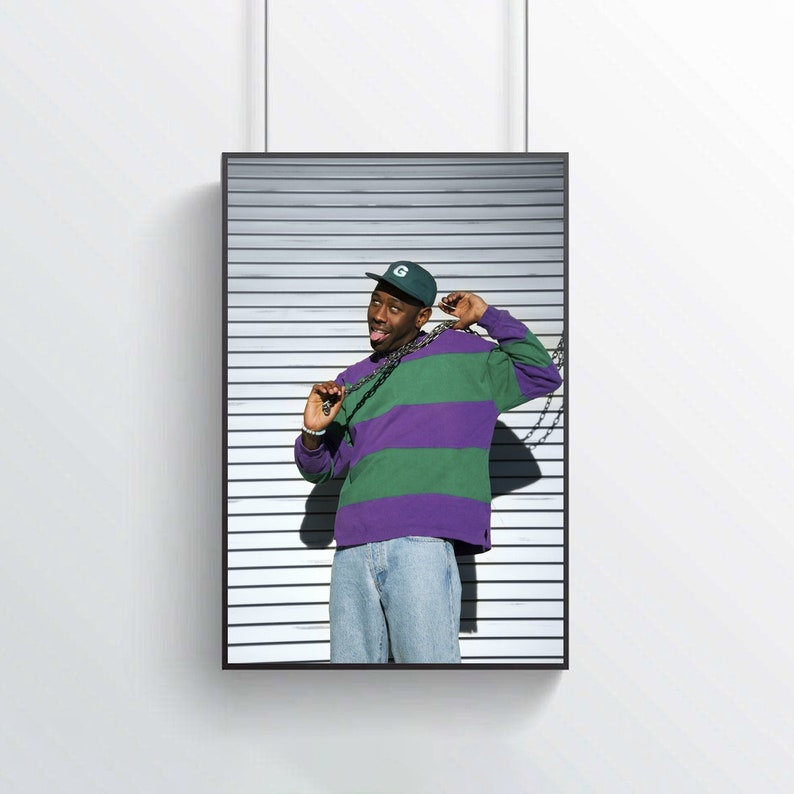 Tyler The Creator Poster Music Poster Silk Painting Special Gift Bedroom Art Silk Art Wall Art No Frame 60x90cm