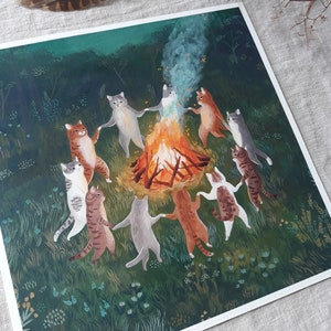 Pagan cats print image 2