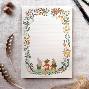 Bunnies notepad image 1