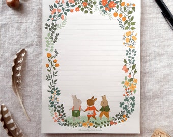 Bunnies notepad