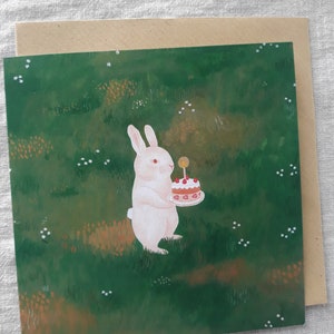 Birthday bunny card image 2