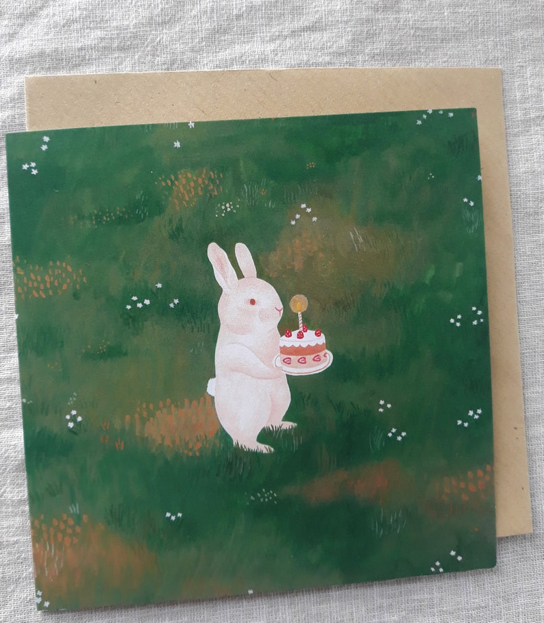 Birthday bunny card image 2