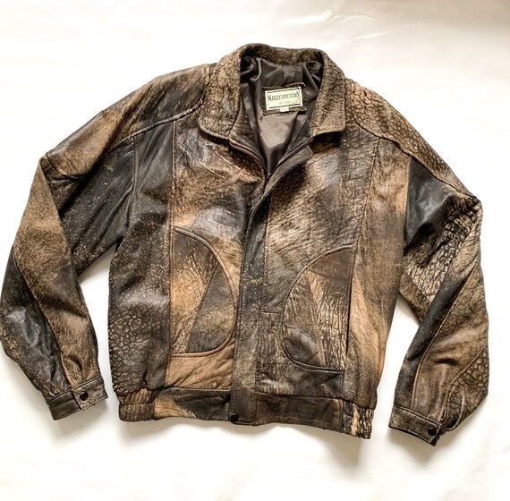 white color leather jacket