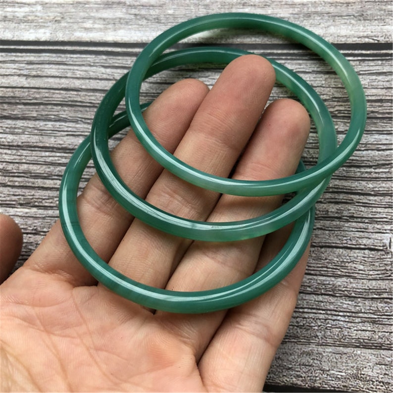 54-60mm Wholesale 8colors Natural Jade Bangle Lady bracelet | Etsy