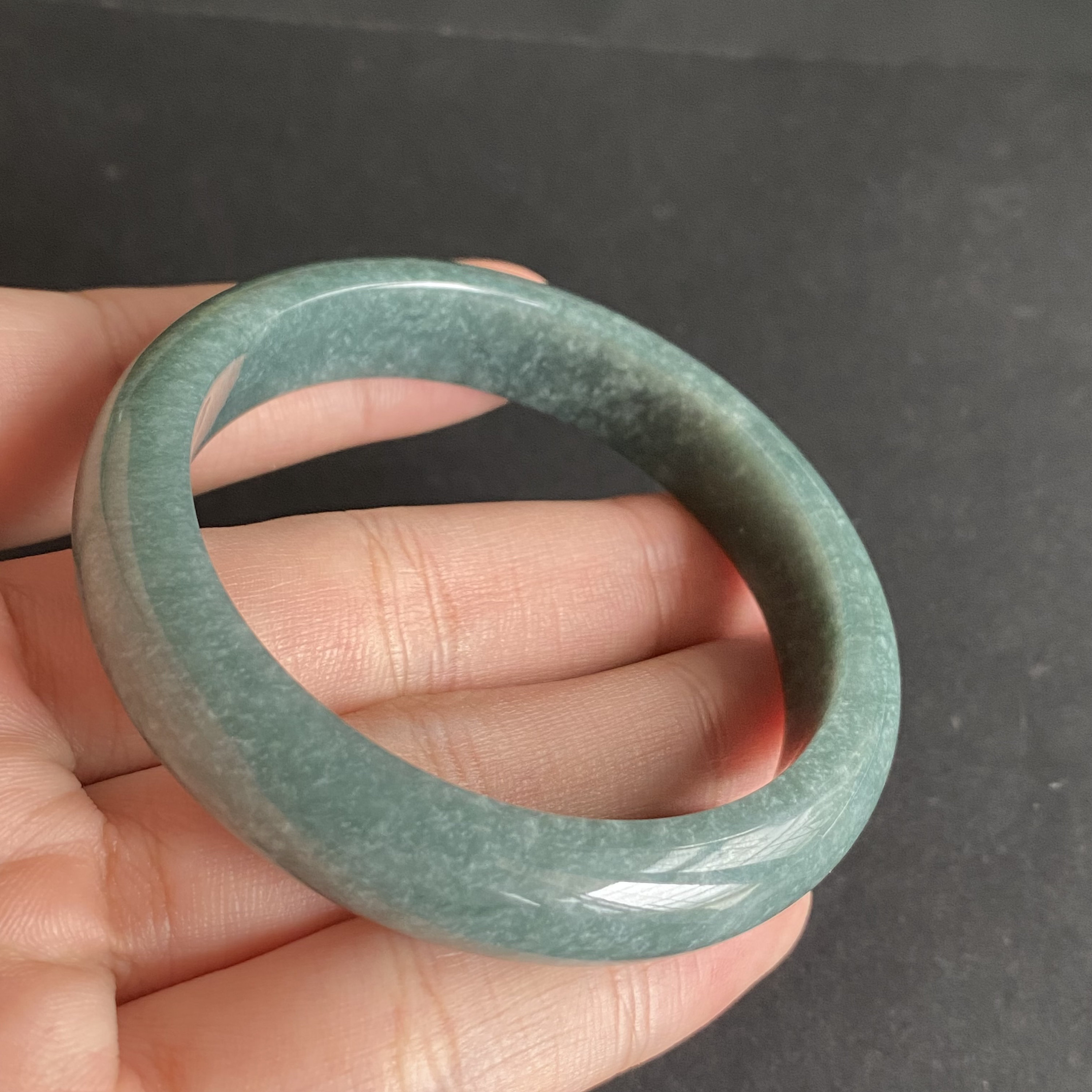 54.7mm Natural Blue Grade A Jade Guatemala Jadeite Round Etsy UK