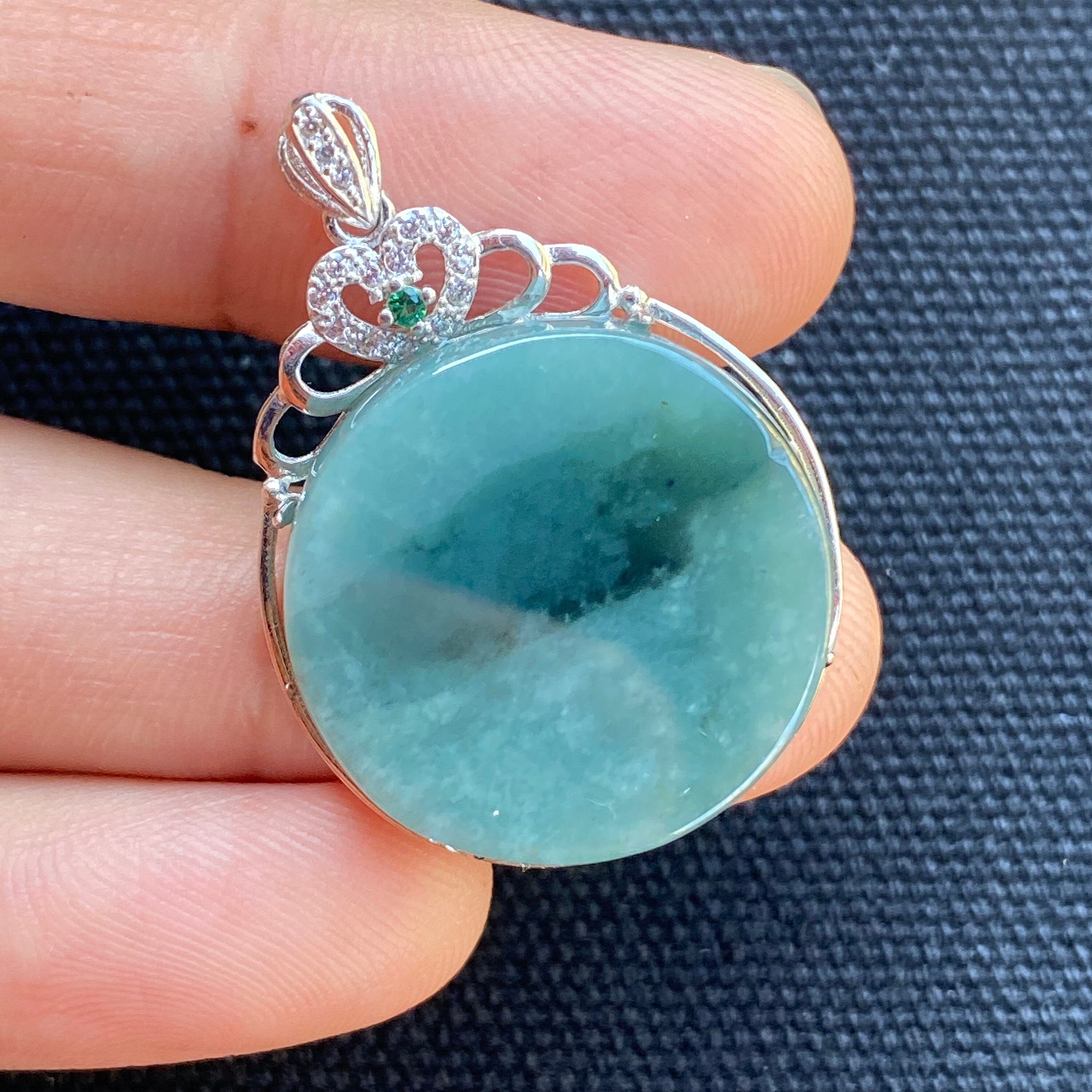 Natural Guatemalan Jadeite Light Translucent Blue Grade A Jade Etsy