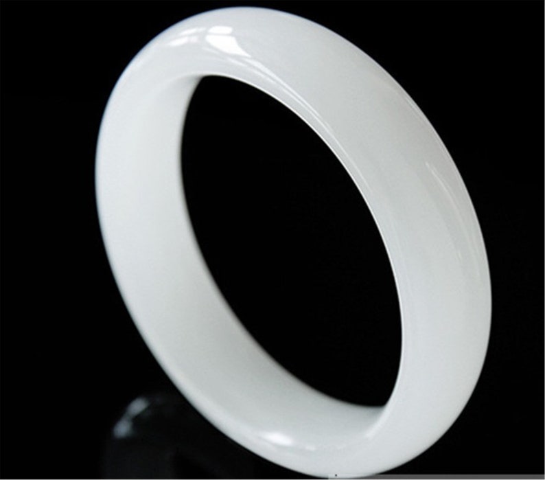 58-62mm Wholesale Natural White Jade Bangle Lady Bracelet Hand - Etsy