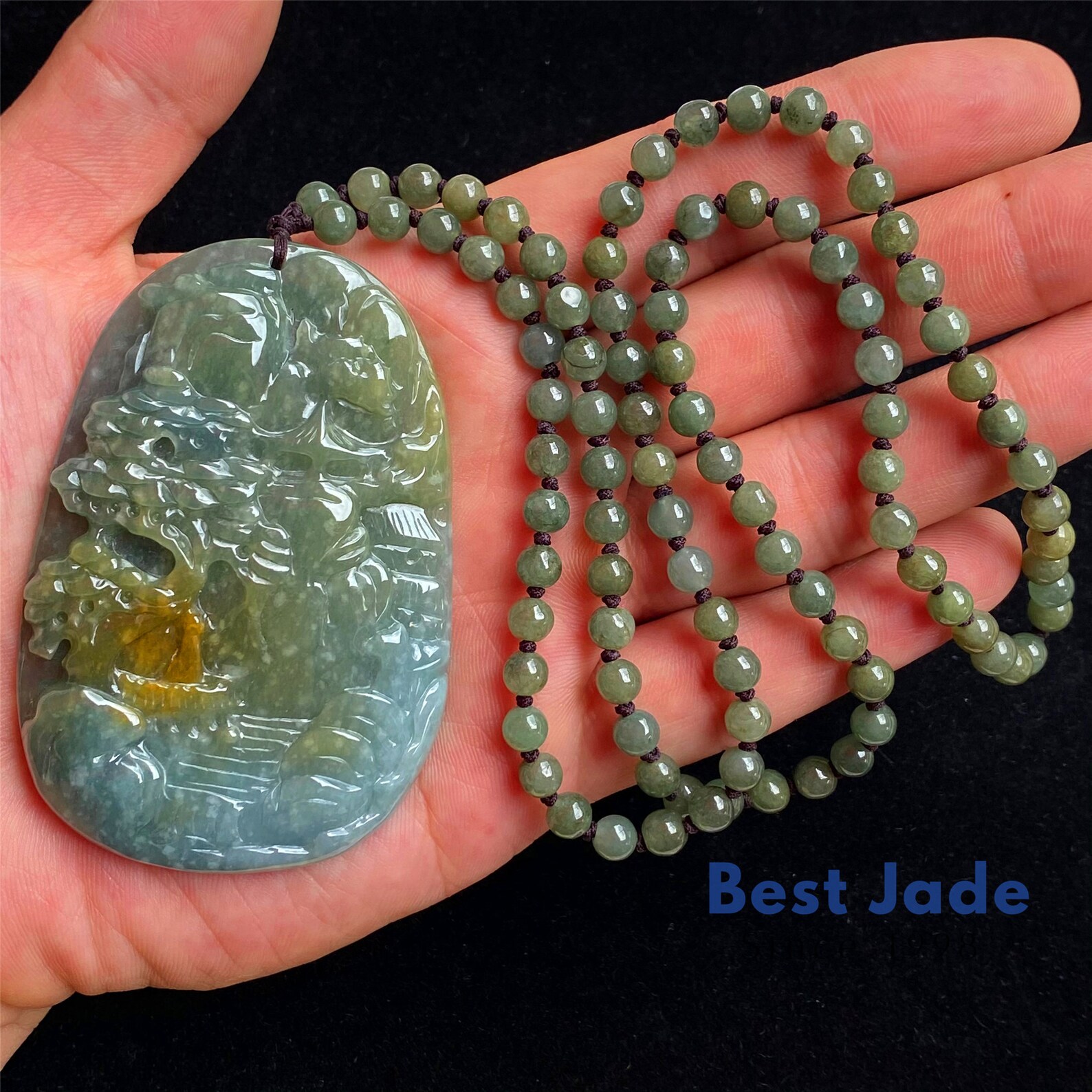 Natural Guatemalan Jadeite Translucent Blue Grade A Jade Etsy