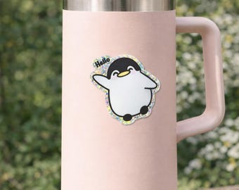 Penguin Stickers | Cup Stickers | Sparkle Stickers | Stanley Stickers | Farm Animals| Dishwasher Safe