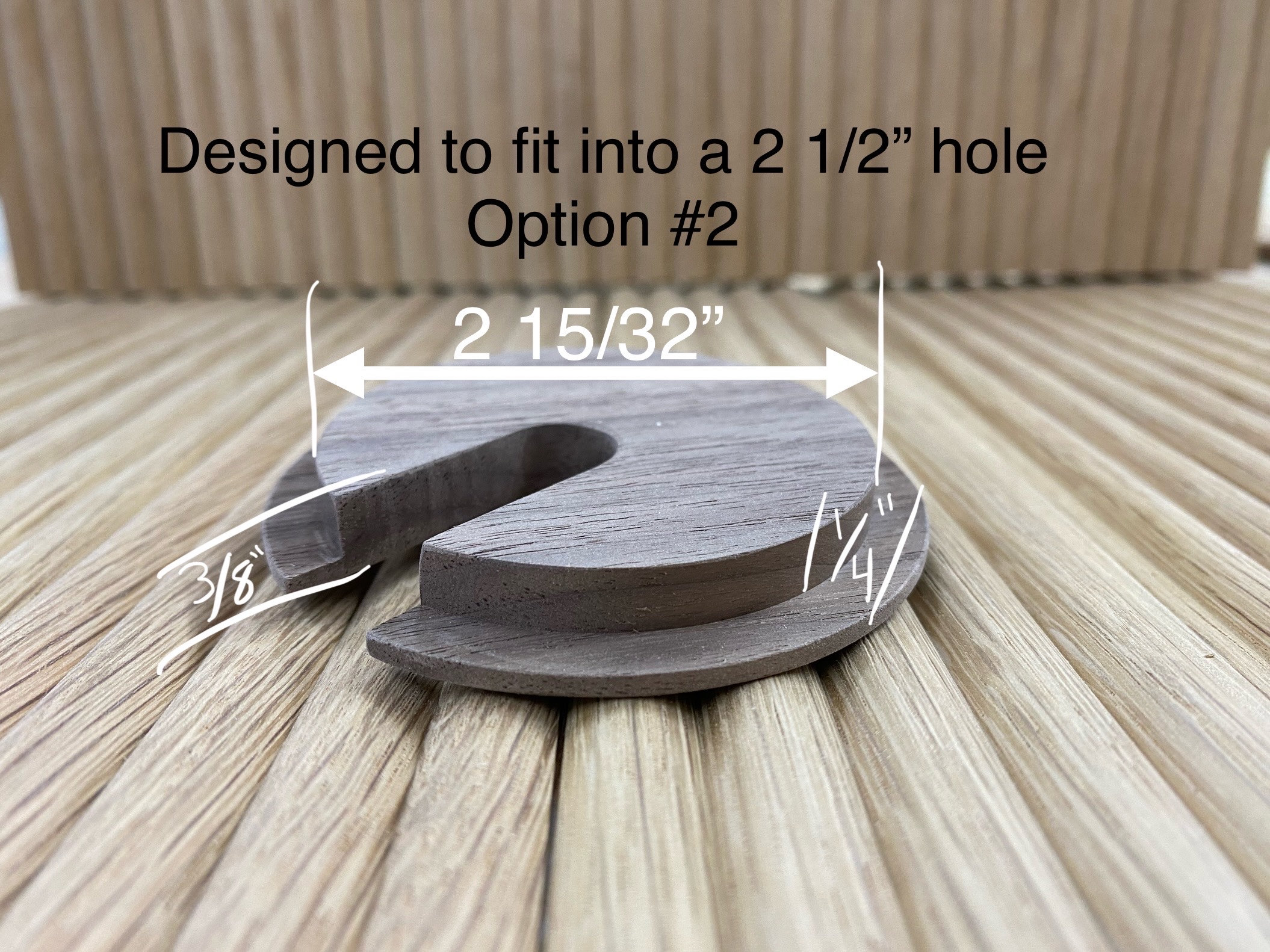 Wood Cable Hole Grommets / Desk Grommet /wire Cable Grommets / Mushroom