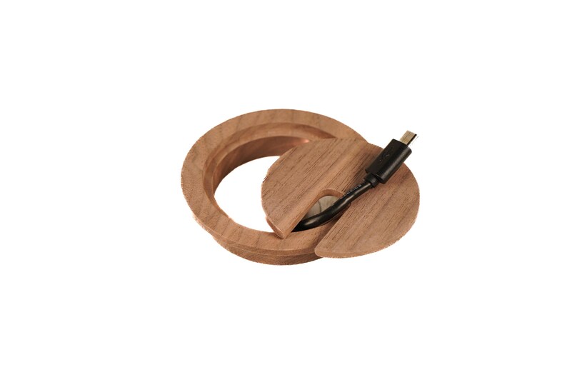 Walnut Wood Cable Hole Grommets / Desk Grommet /wire Cable Grommets