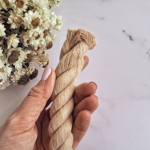 20mm Twisted rope in Oat The Joyful Studio