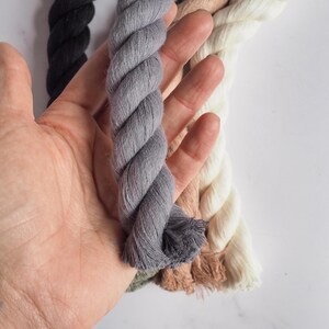 20mm Twisted rope in Pewter The Joyful Studio