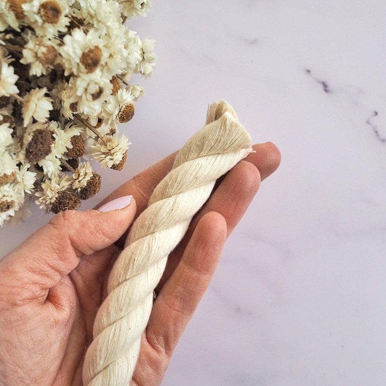 20mm Twisted rope in Natural The Joyful Studio