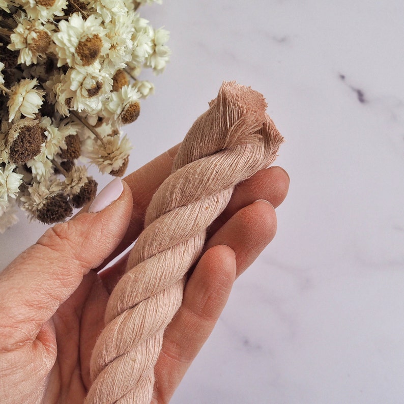 20mm Twisted rope in Antique Peach The Joyful Studio