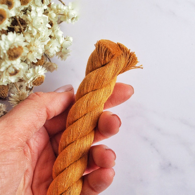 20mm Twisted rope in Pumpkin The Joyful Studio