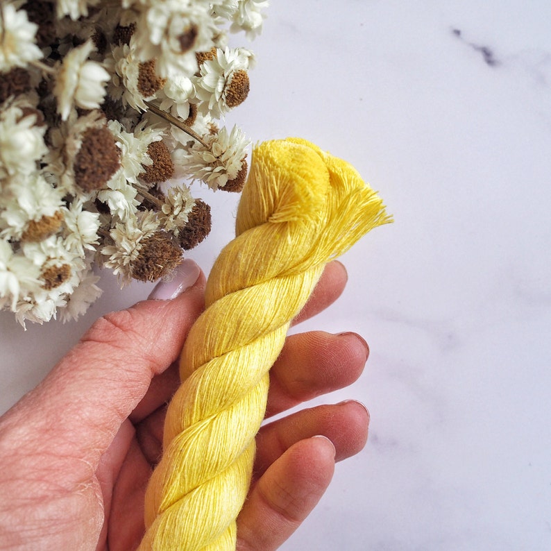 20mm Twisted rope in Lemon The Joyful Studio