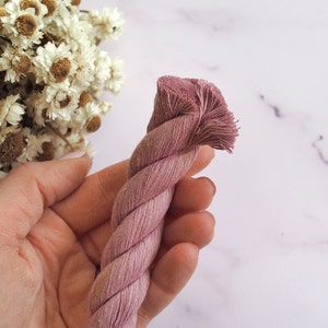 20mm Twisted rope in Dusty Rose The Joyful Studio